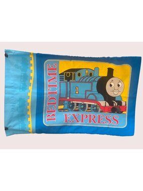 VTG HIT Gullane Thomas Tank Engine Standard Pillow Case Bedtime Express  Double